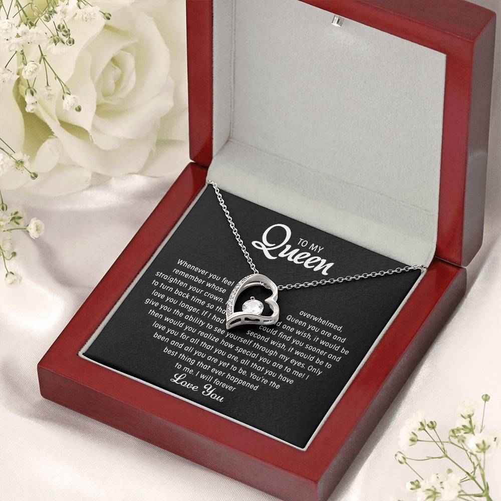 meaningful love heart necklace gift for her