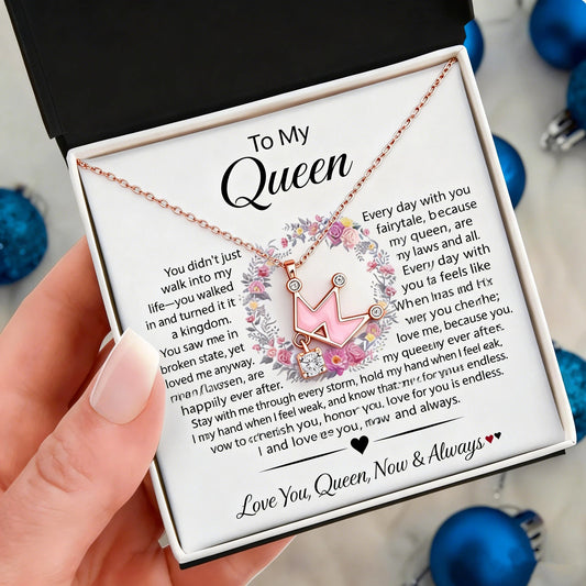 romantic wife necklace close up pendant detail