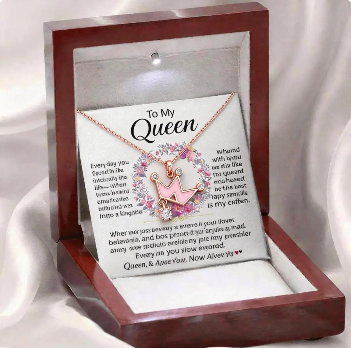 To my Queen wife – You entered my life