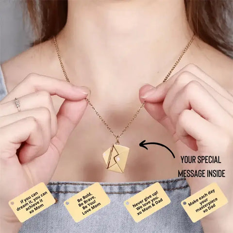 Love Letter Envelope Necklace