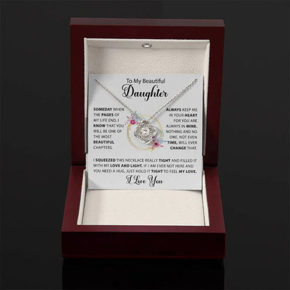 daughter necklace gift box for birthday graduation christmas