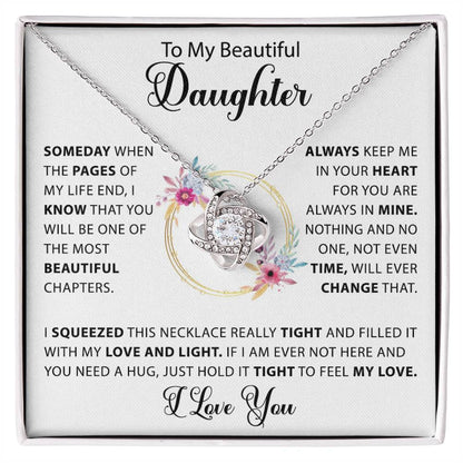 to my daughter the best chapter of my life necklace gift
