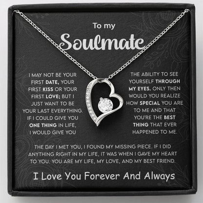 to my soulmate my life my love my best friend necklace gift
