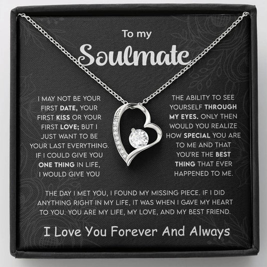 to my soulmate my life my love my best friend necklace gift