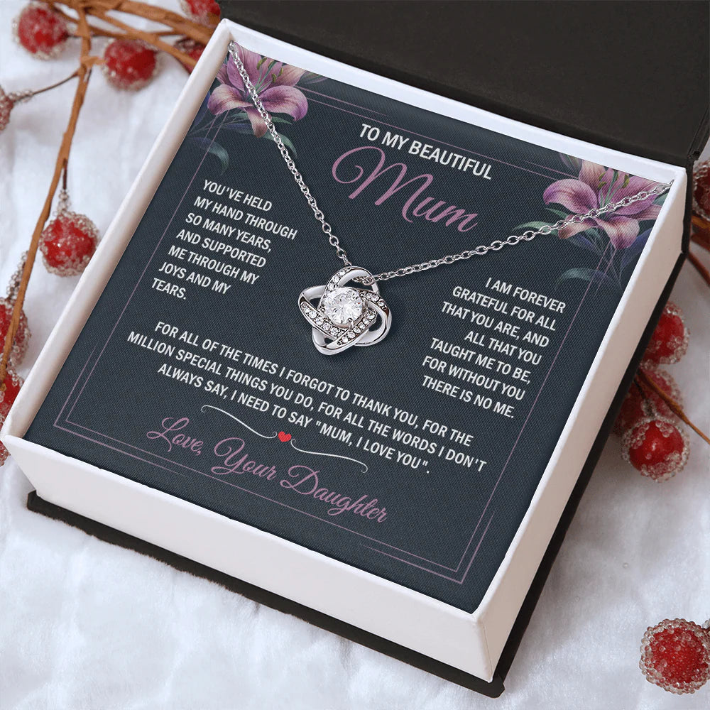 emotional gift for mum joy and tears necklace