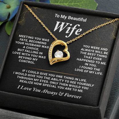 romantic gift for wife from husband necklace