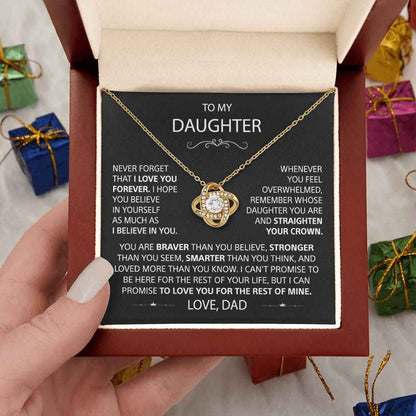 daughter necklace gift box for birthday graduation christmas