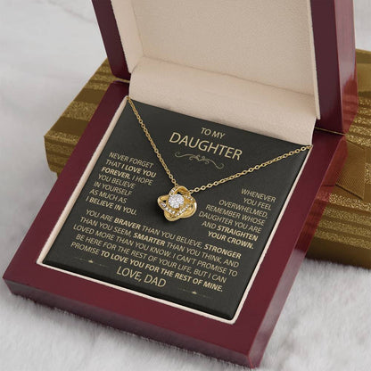 meaningful daughter necklace gift from dad jewelry