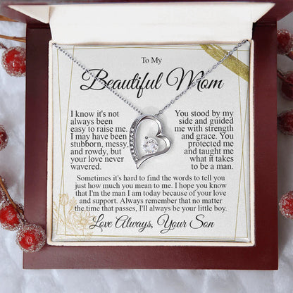 mom necklace gift box for mothers day birthday