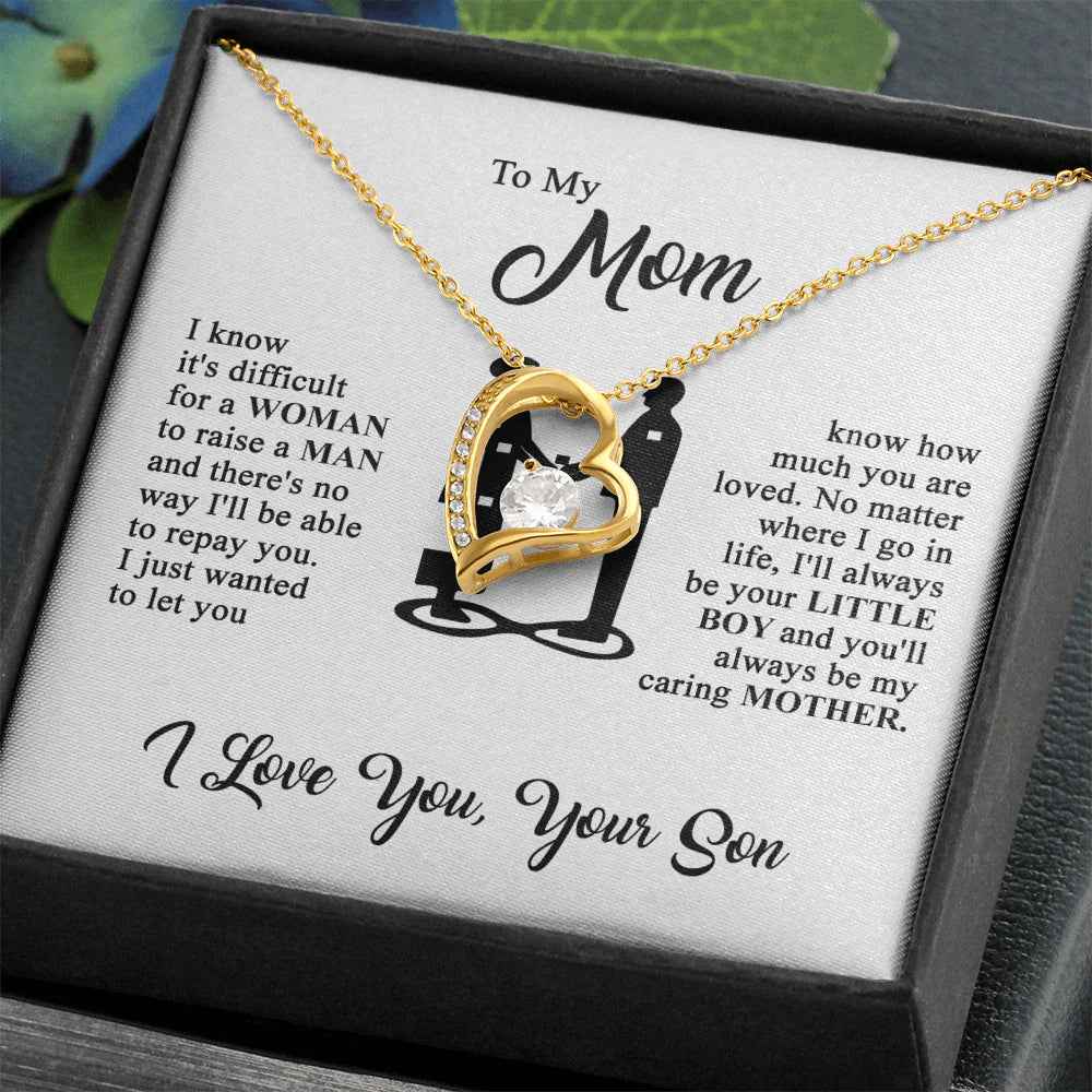 meaningful mom heart necklace jewelry gift