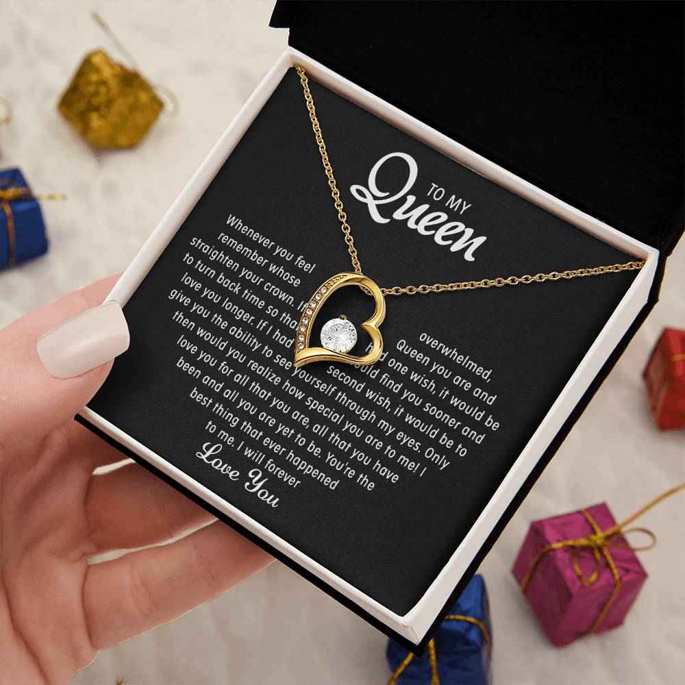 romantic queen necklace gift box anniversary valentines day birthday