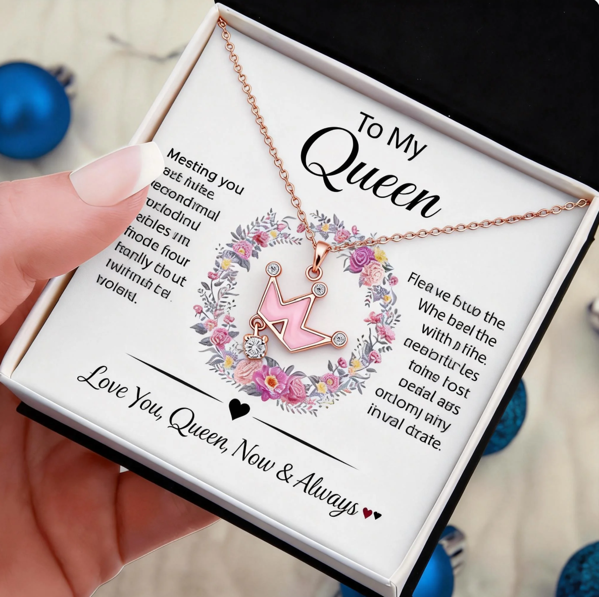 meaningful queen wife necklace jewelry gift