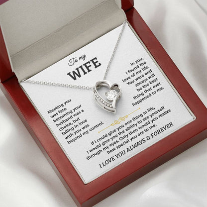 romantic gift for wife from husband necklace