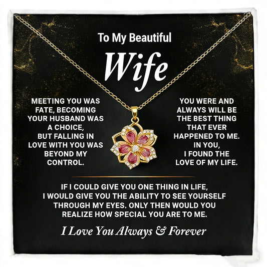 to my wife never forget how much i love you necklace gift